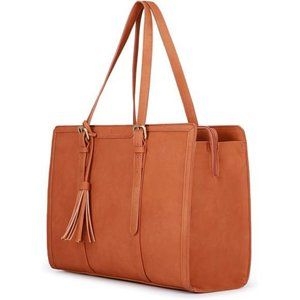 Laptop Tote Fits Up to 15.6 Inch Briefcase for Women